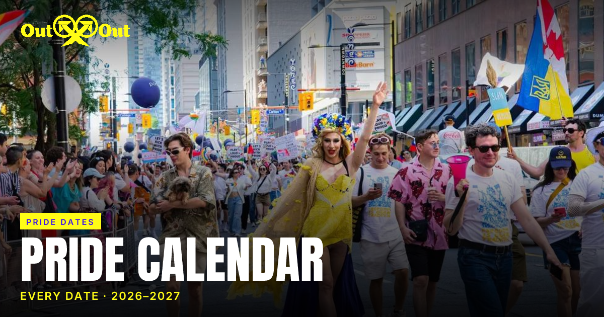 Pride Weekend Calendar 2026–2027: Every Date | Out x Out Blog