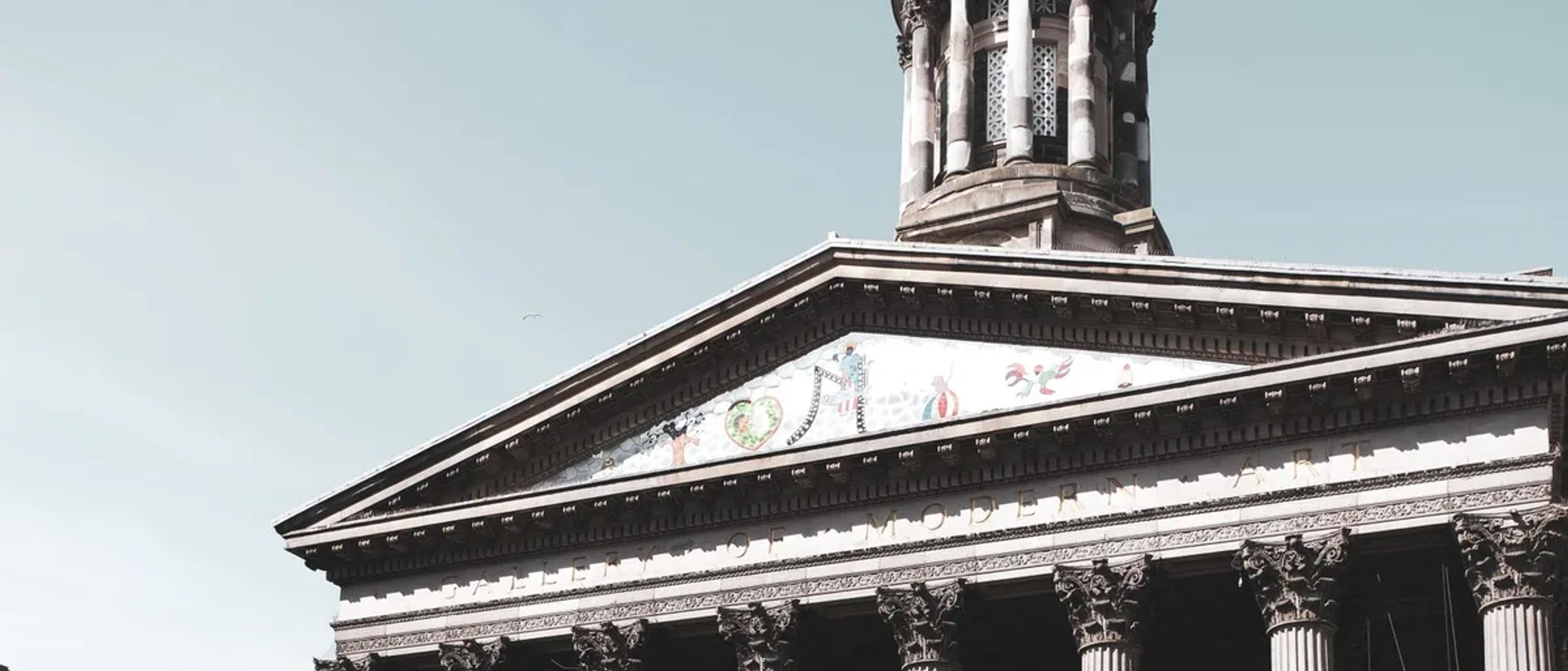The Gallery of Modern Art on Royal Exchange Square in Glasgow's Merchant City