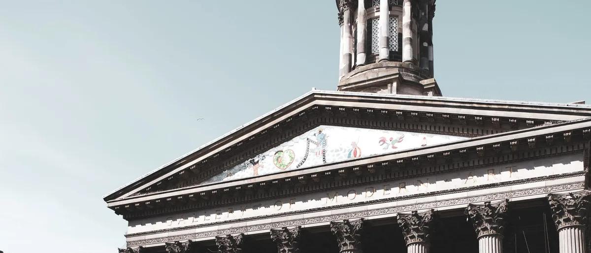 The Gallery of Modern Art on Royal Exchange Square in Glasgow's Merchant City