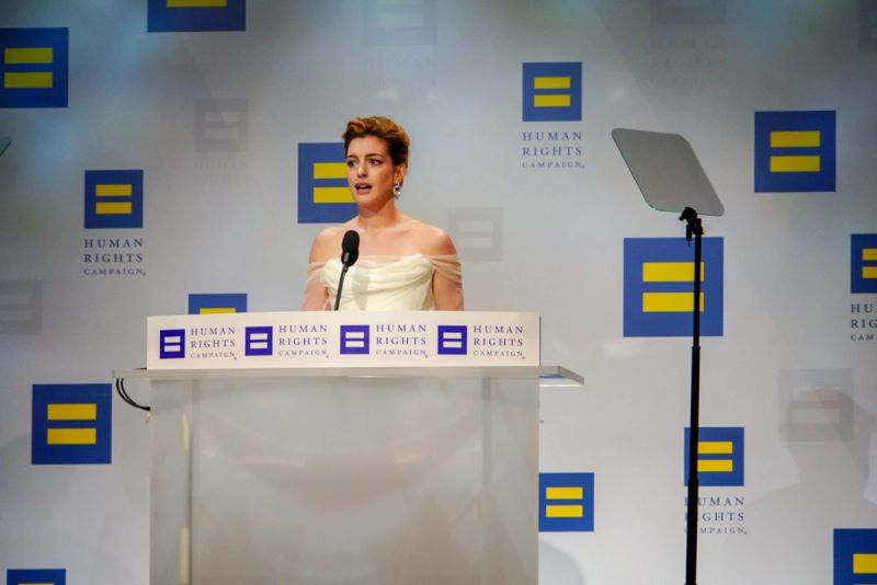 Anne Hathaway to a 10-Year-Old Trans Girl: "It Takes Zero Courage to Love You"