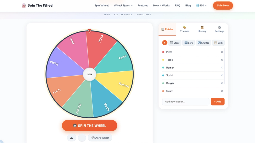 Spin the Wheel & Make Decisions Instantly