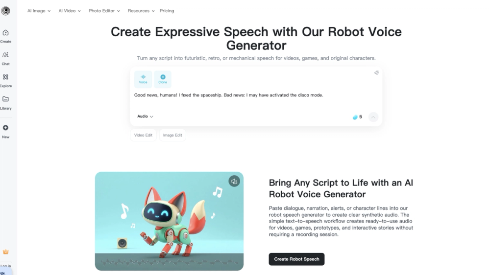 Robot Voice Generator Robot Voice Generator