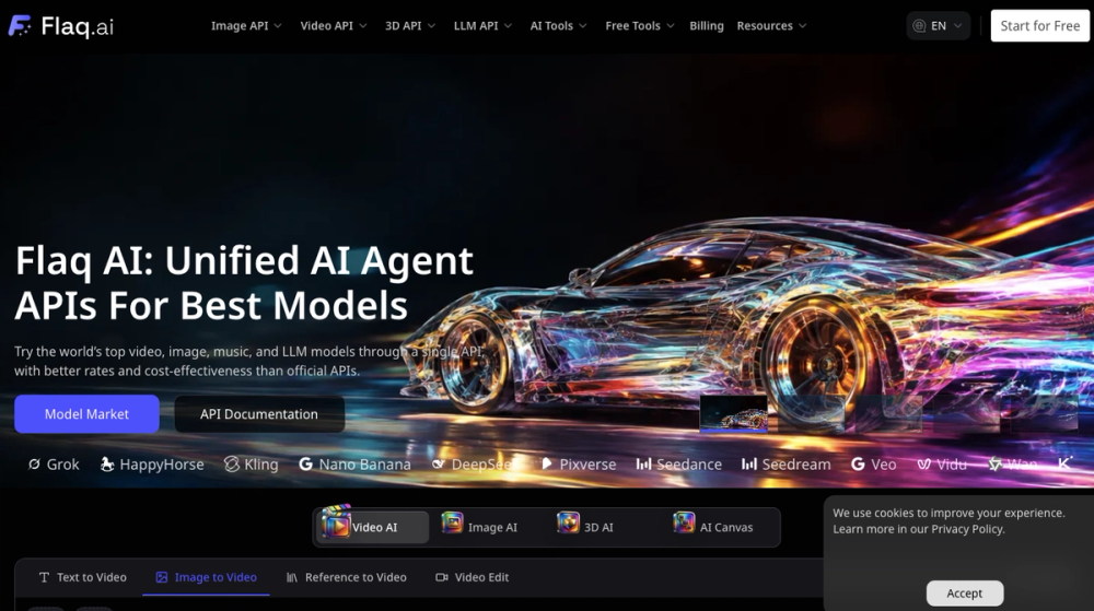 Flaq AI: Unified & Affordable AI Agent API Flaq AI: Unified & Affordable AI Agent API