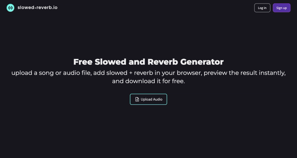 Slowed and Reverb Generator Slowed and Reverb Generator