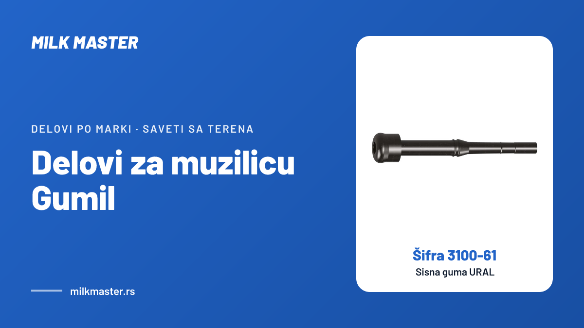 Delovi za muzilicu Gumil: šta je samo Gumil-ovo, šta može drugo i kako da izmerite deo, uz Sisna guma URAL (šifra 3100-61)