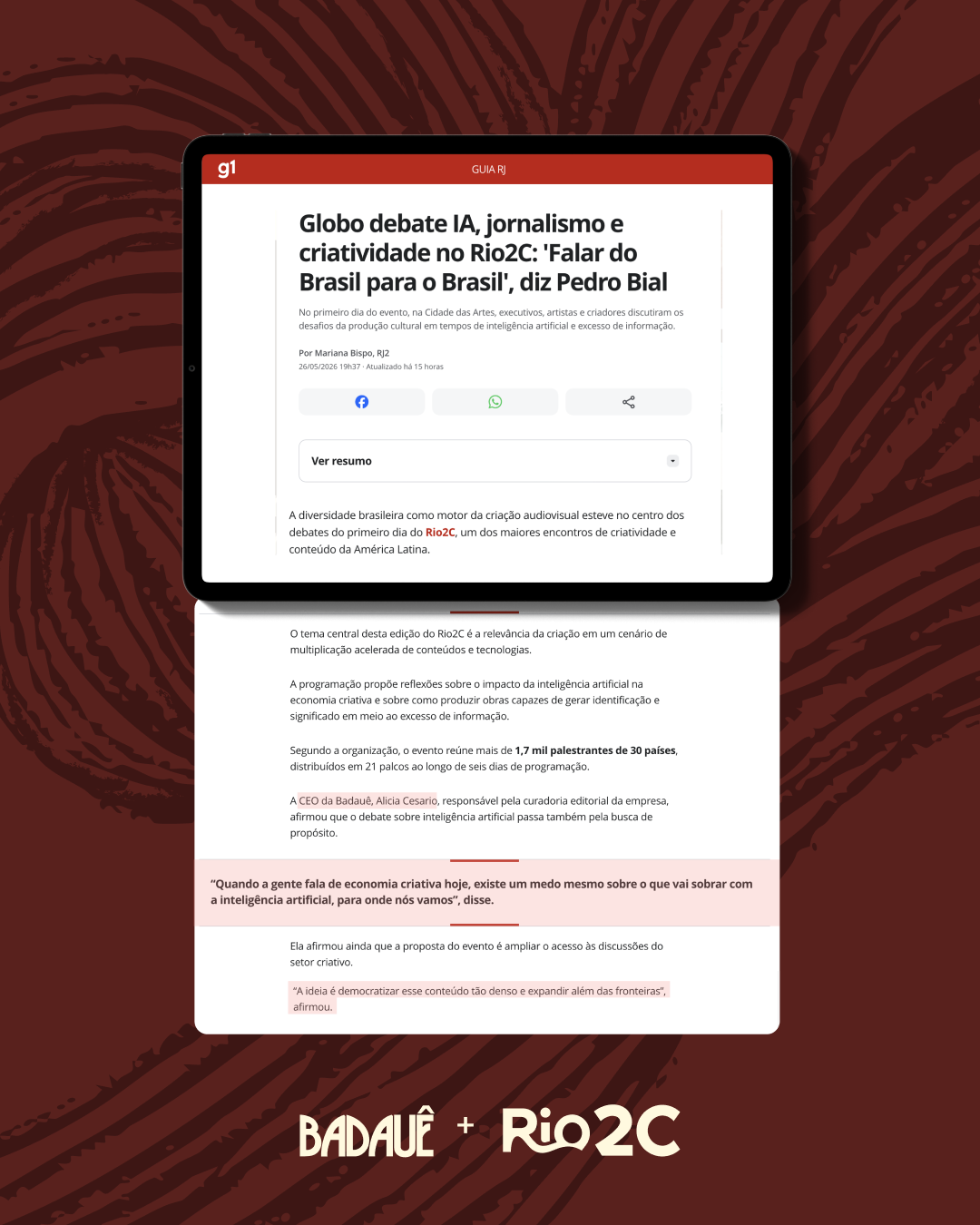Badauê na Rede Globo