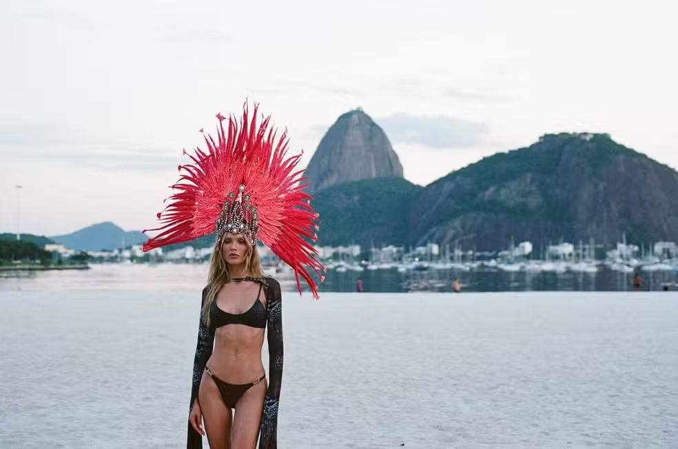 Desfile da MISCI no Sambódromo da Marquês de Sapucaí apresenta a coleção Escapismo Tropical na Rio Fashion Week.