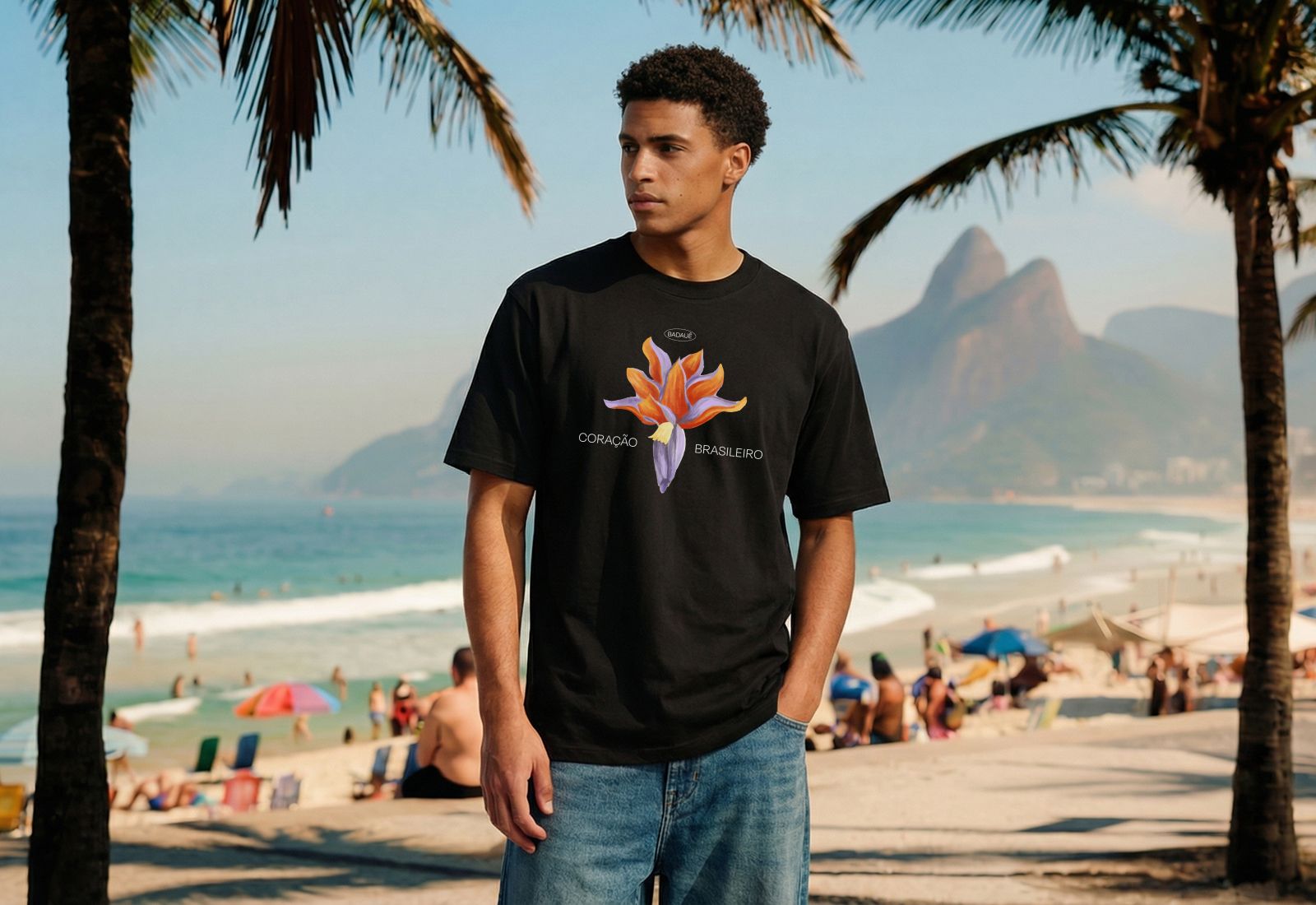Camiseta Coração Brasileiro