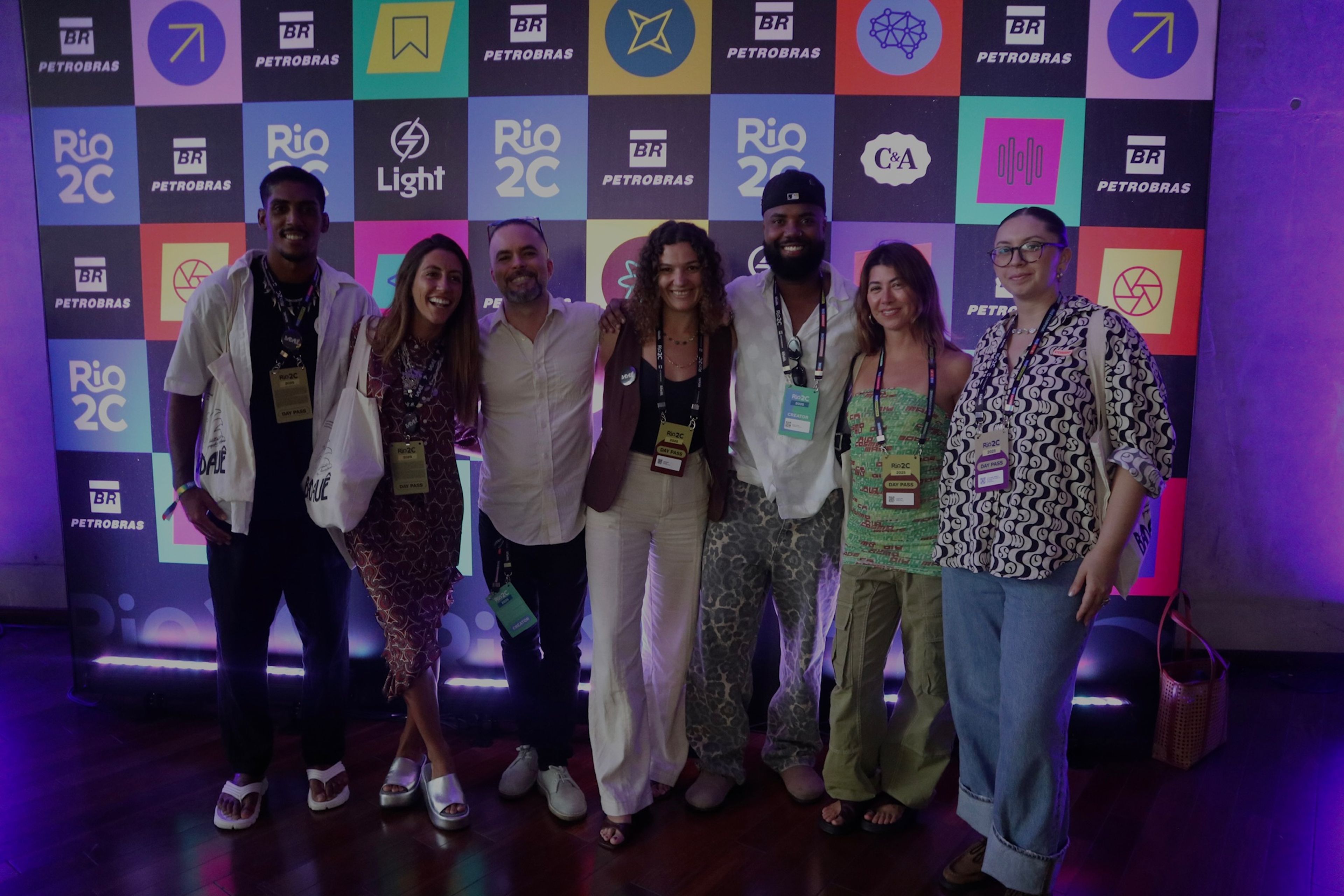 Convidados da Comunidade Badauê durante o Rio2C, 2025. 