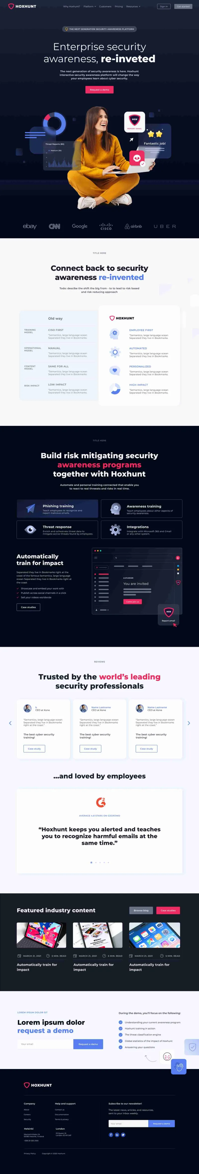 Seamless Migration and Webflow Implementation for Hoxhunt
