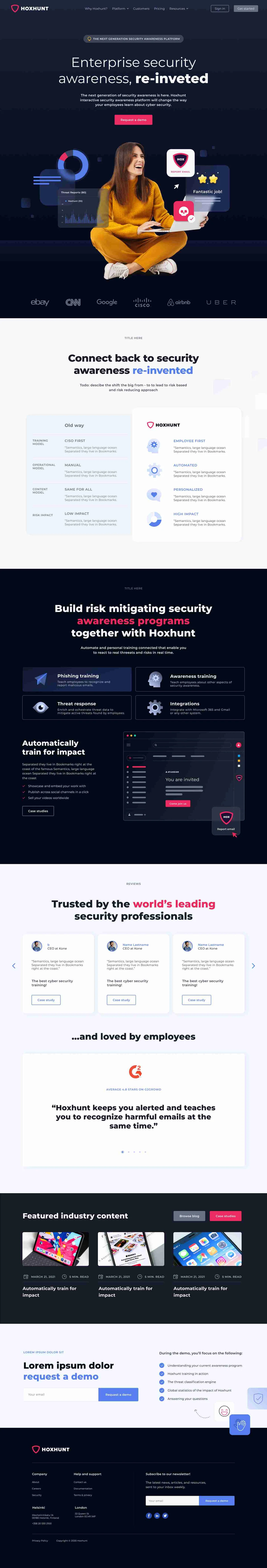 Seamless Migration and Webflow Implementation for Hoxhunt