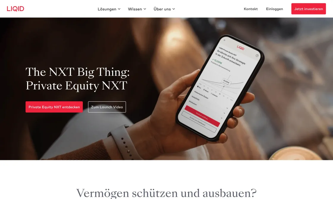 LIQID website built by LoudFace