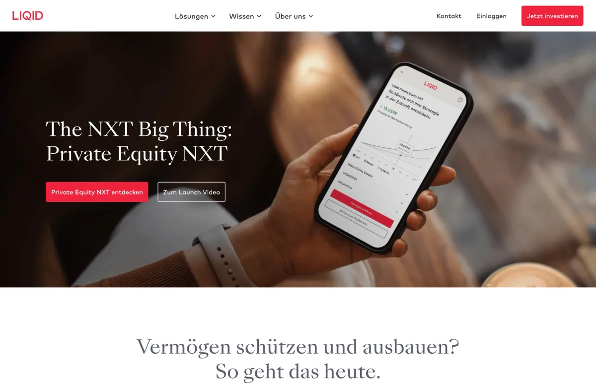 LIQID website built by LoudFace on Webflow