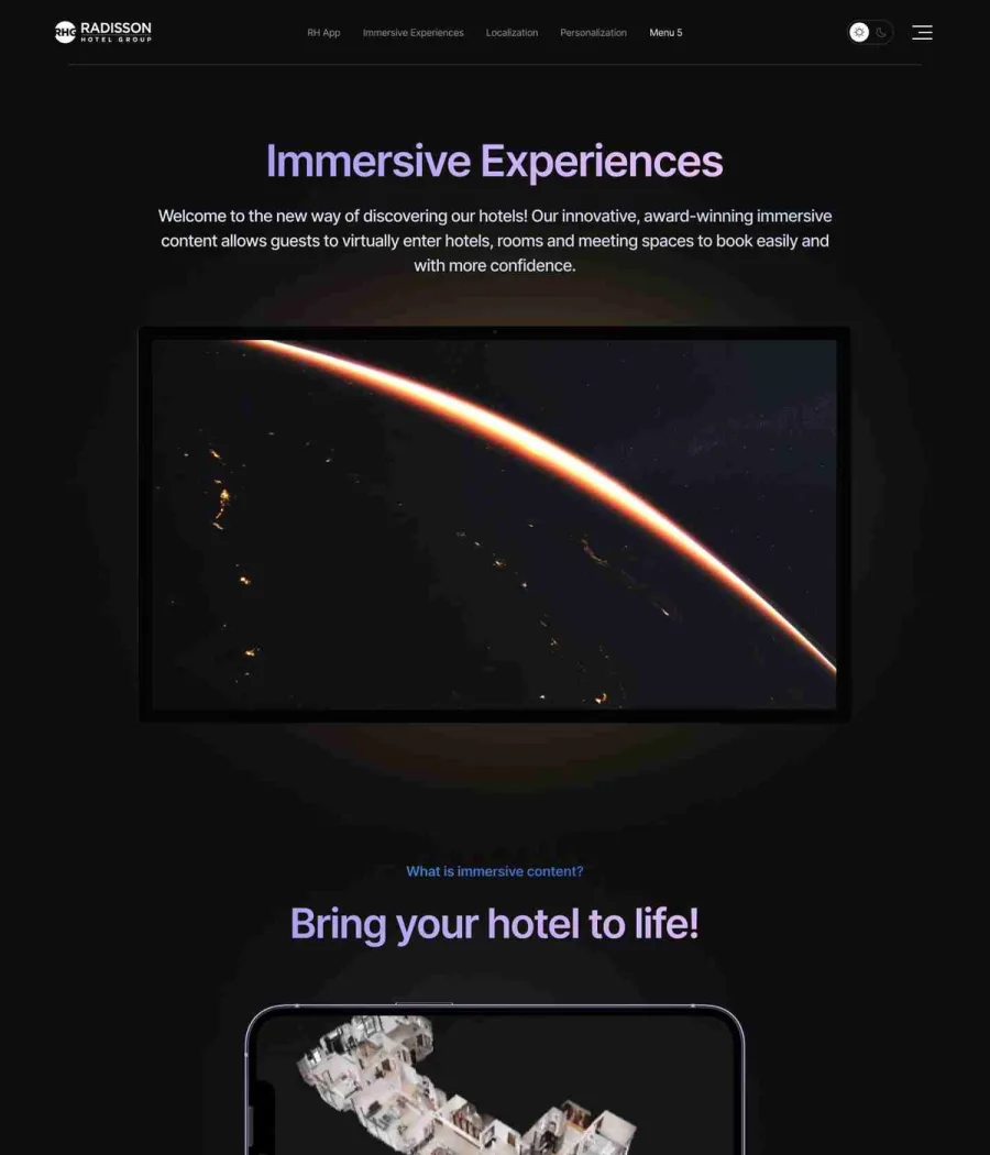 Radisson Hotels Group platform built by LoudFace