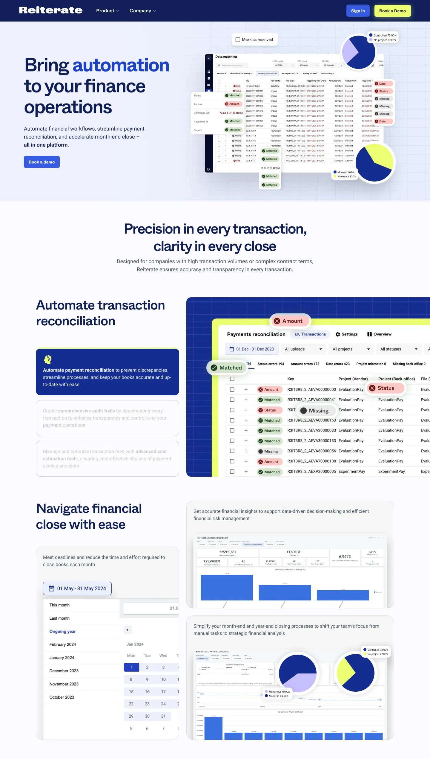 New Webflow site for a growing Fintech startup