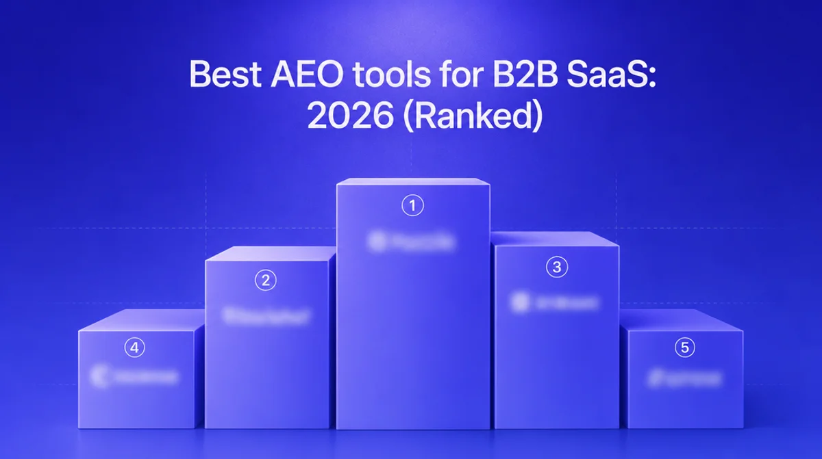 Best AEO tools for B2B SaaS in 2026 (Ranked)