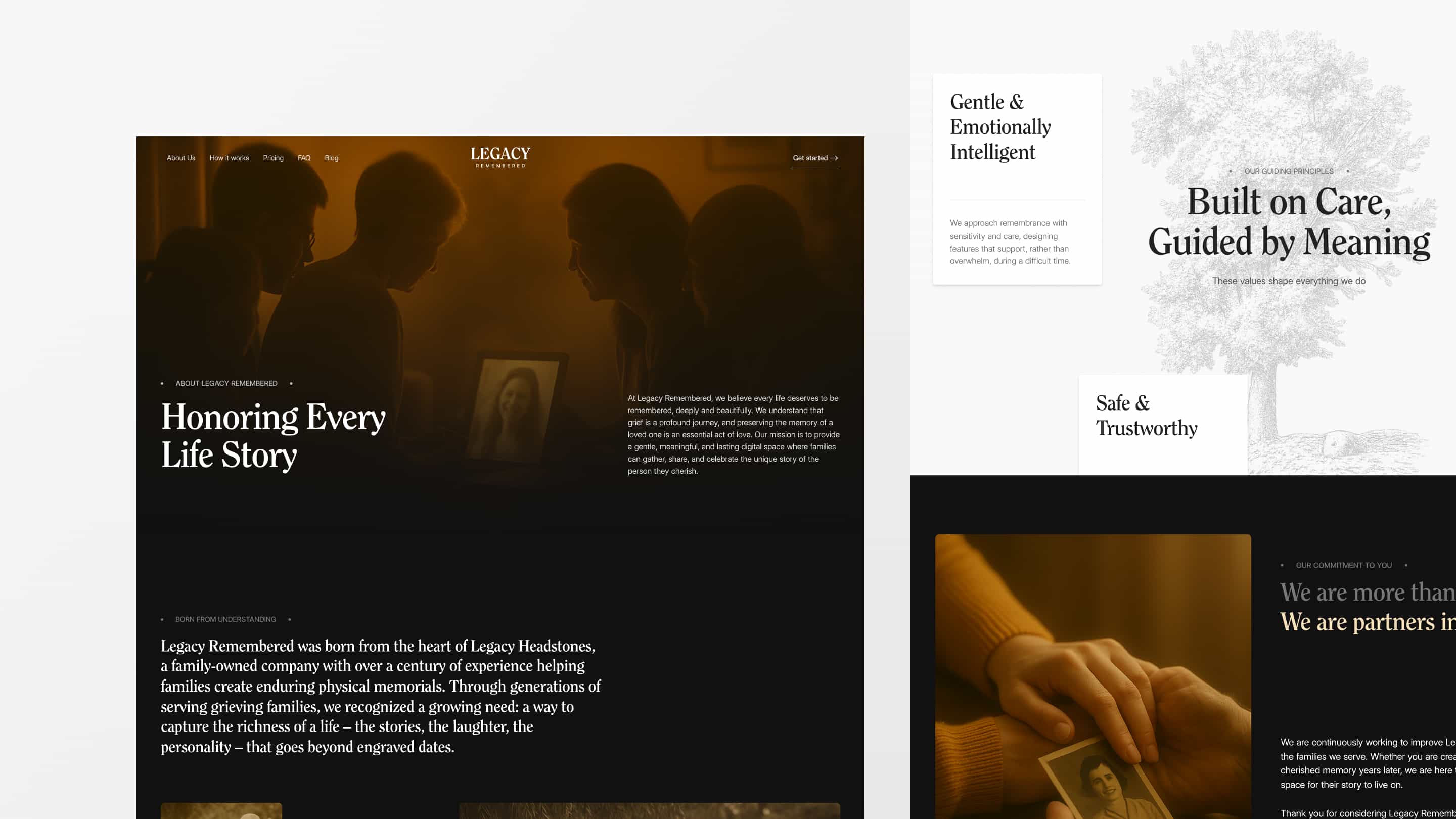 LegacyRemembered digital memorial platform