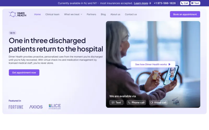 Transforming a Telehealth Brand and Website