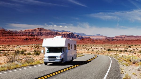 Traveling by a motorhome in Southern Utah, Arizona, and New Mexico