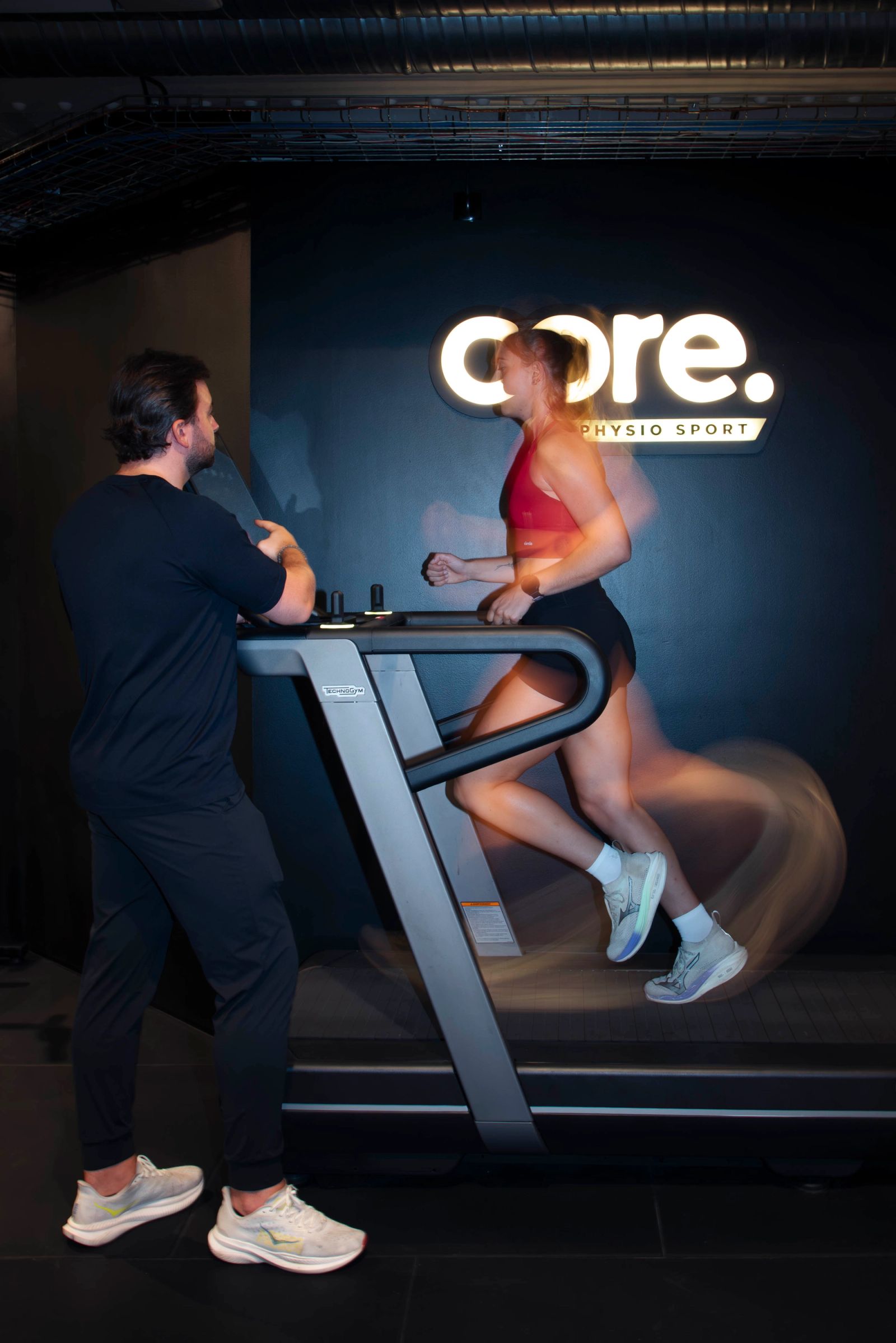 Restitution de données de mouvement à un sportif