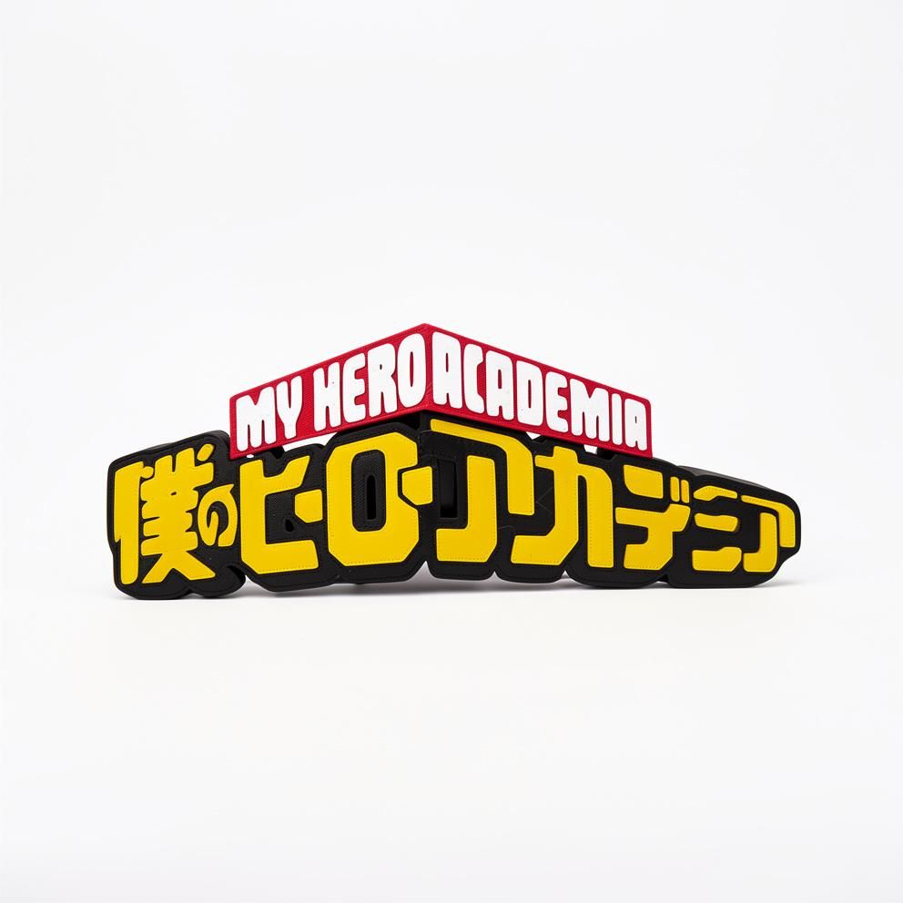 LETRERO MY HERO ACADEMIA
