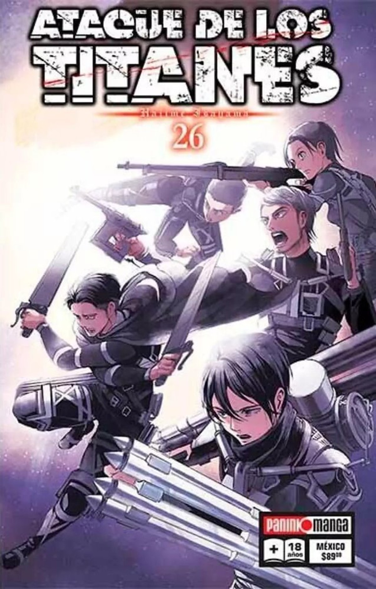 ATAQUE DE LOS TITANES 26 PANINI