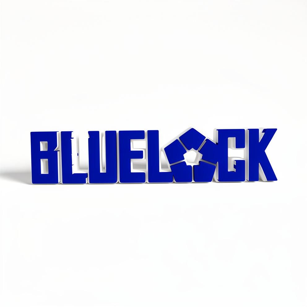 LETRERO BLUE LOCK