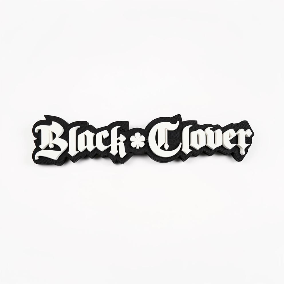 LETRERO BLACK CLOVER