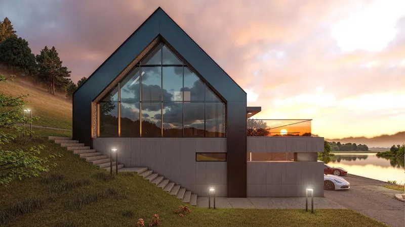 Budynek mieszkalny jednorodzinny w Nowym Sączu