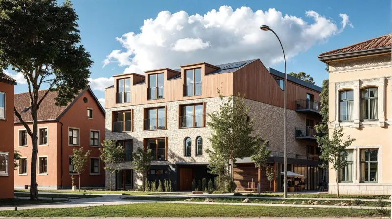 Koncepcja budynku mieszkalnego wielorodzinnego w Nowym Sączu