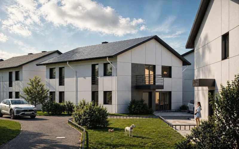 Osiedle budynków mieszkalnych jednorodzinnych w Nowym Sączu przy ul. Marii Dąbrowskiej