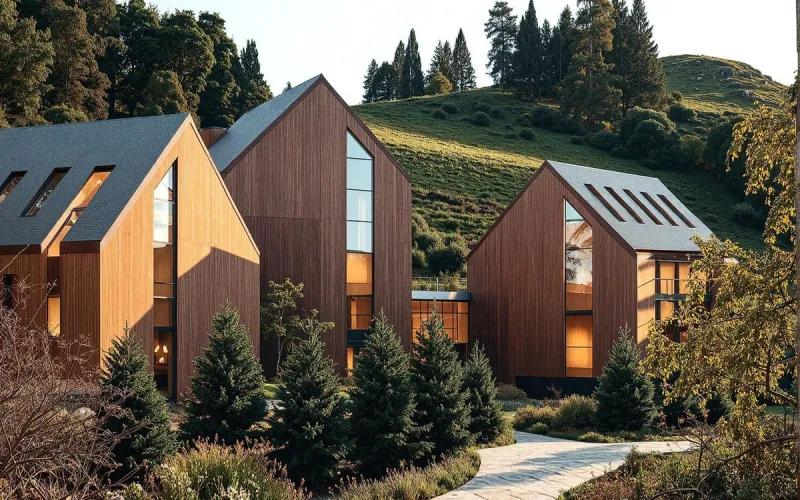 Koncepcja zespołu budynków hotelowych w Krynicy-Zdrój