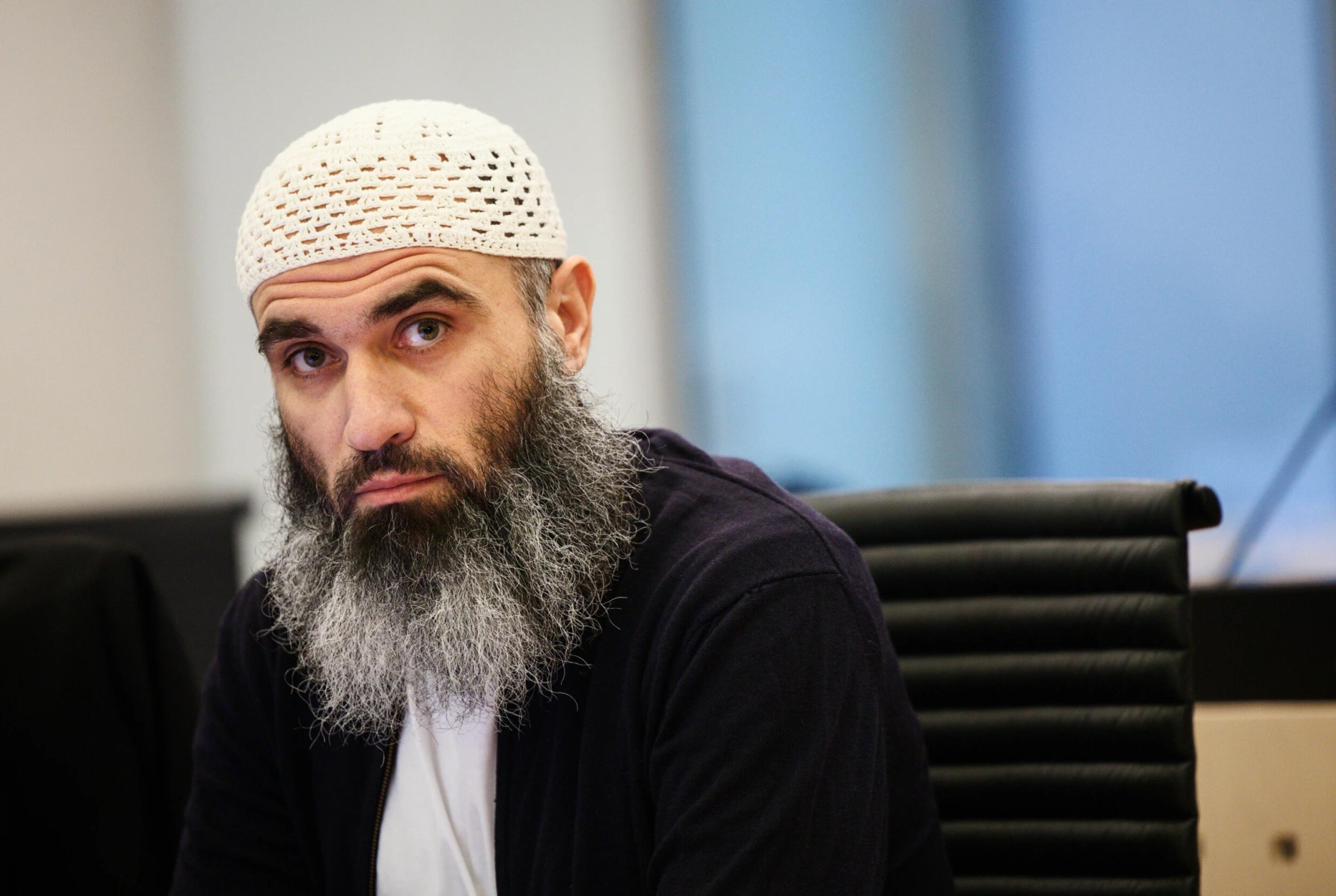 Zaniar Matapour i rettssalen