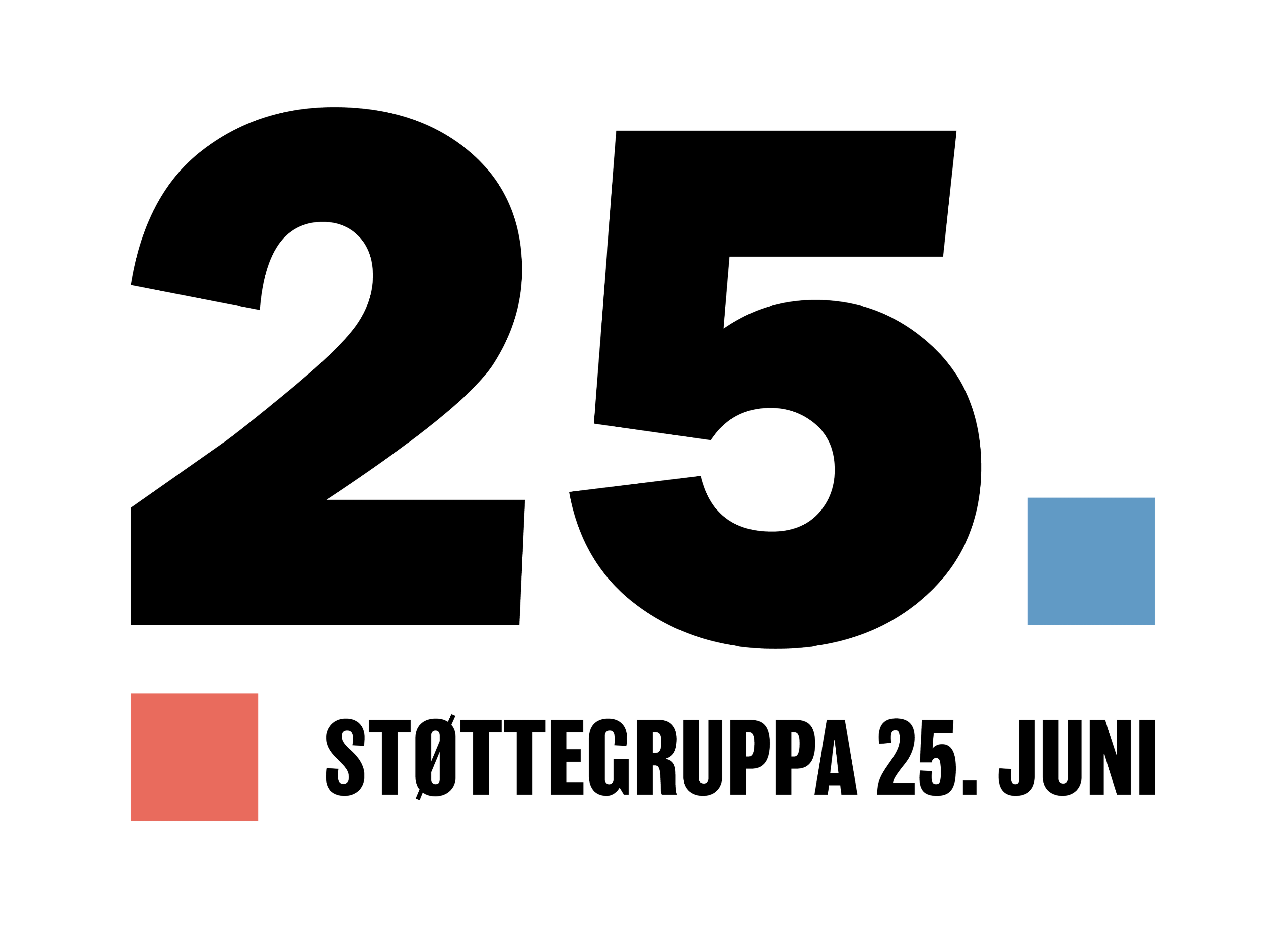 Støttegruppa 25. junis logo