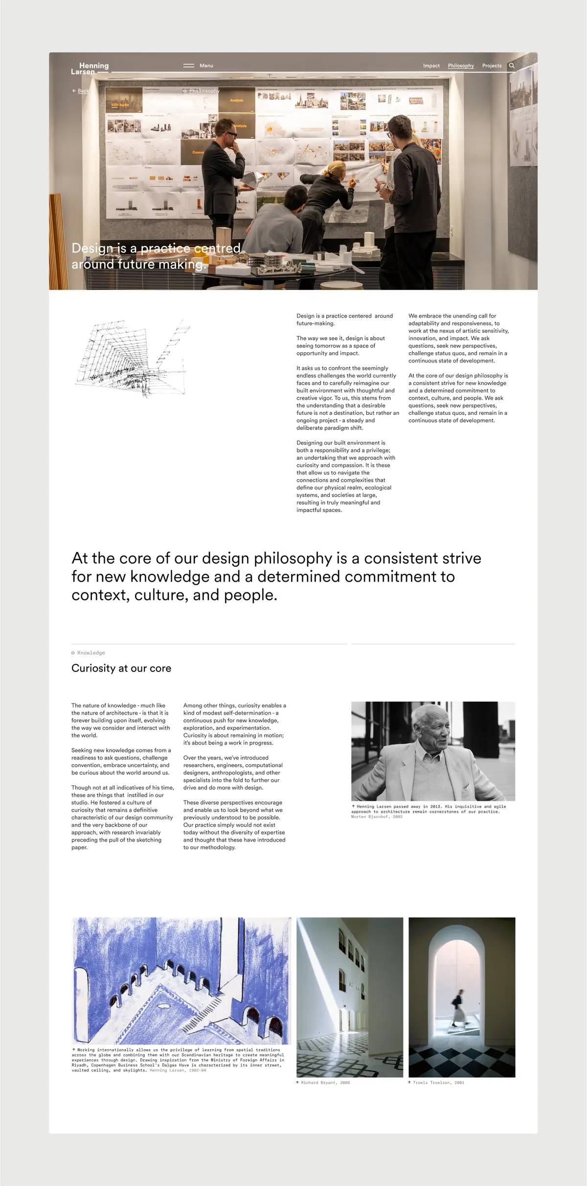 It begins with curiosity