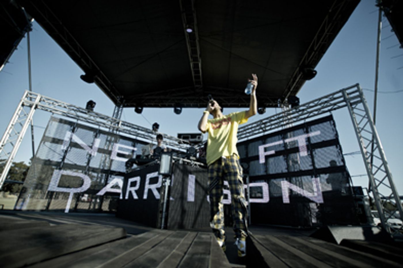 Netsky & Mc Darrison running things. Pic by John-henry Bartlett