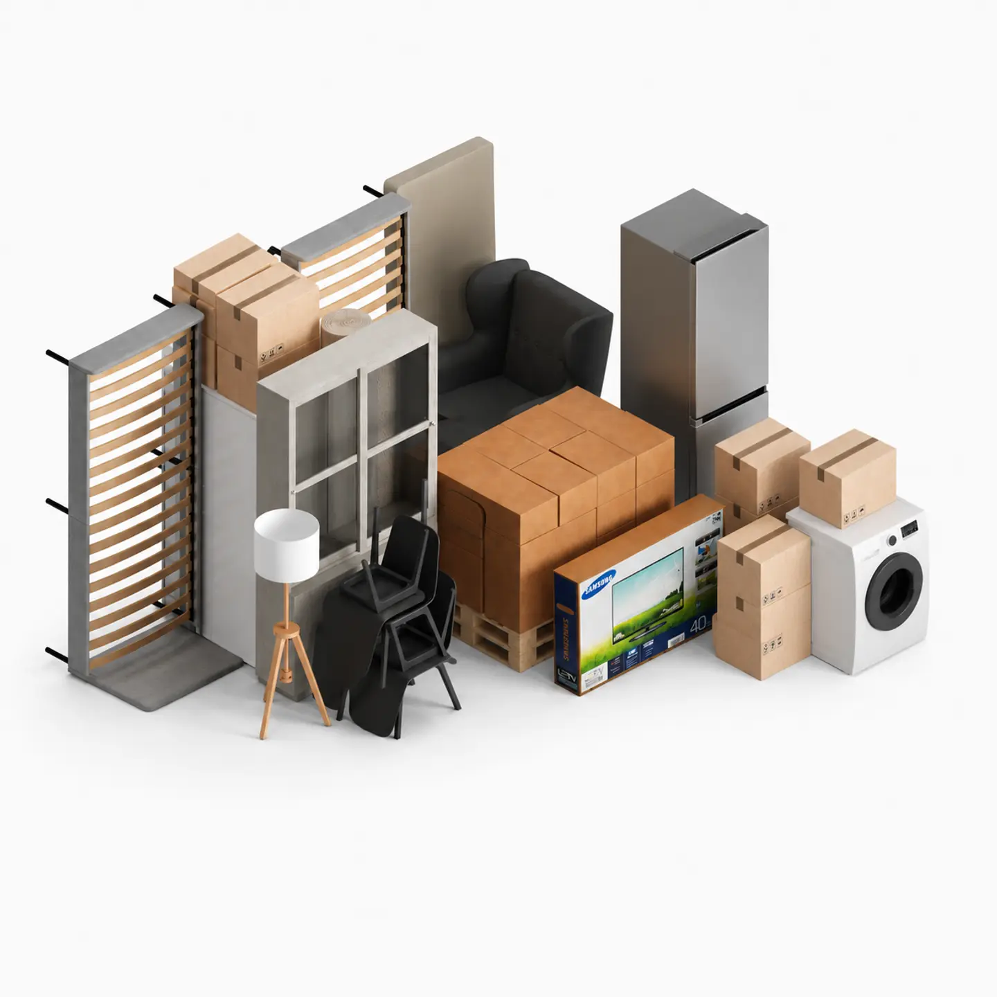 Inbox Storage Large opslagmaat — ideaal voor een eengezinswoning of grote verhuizing