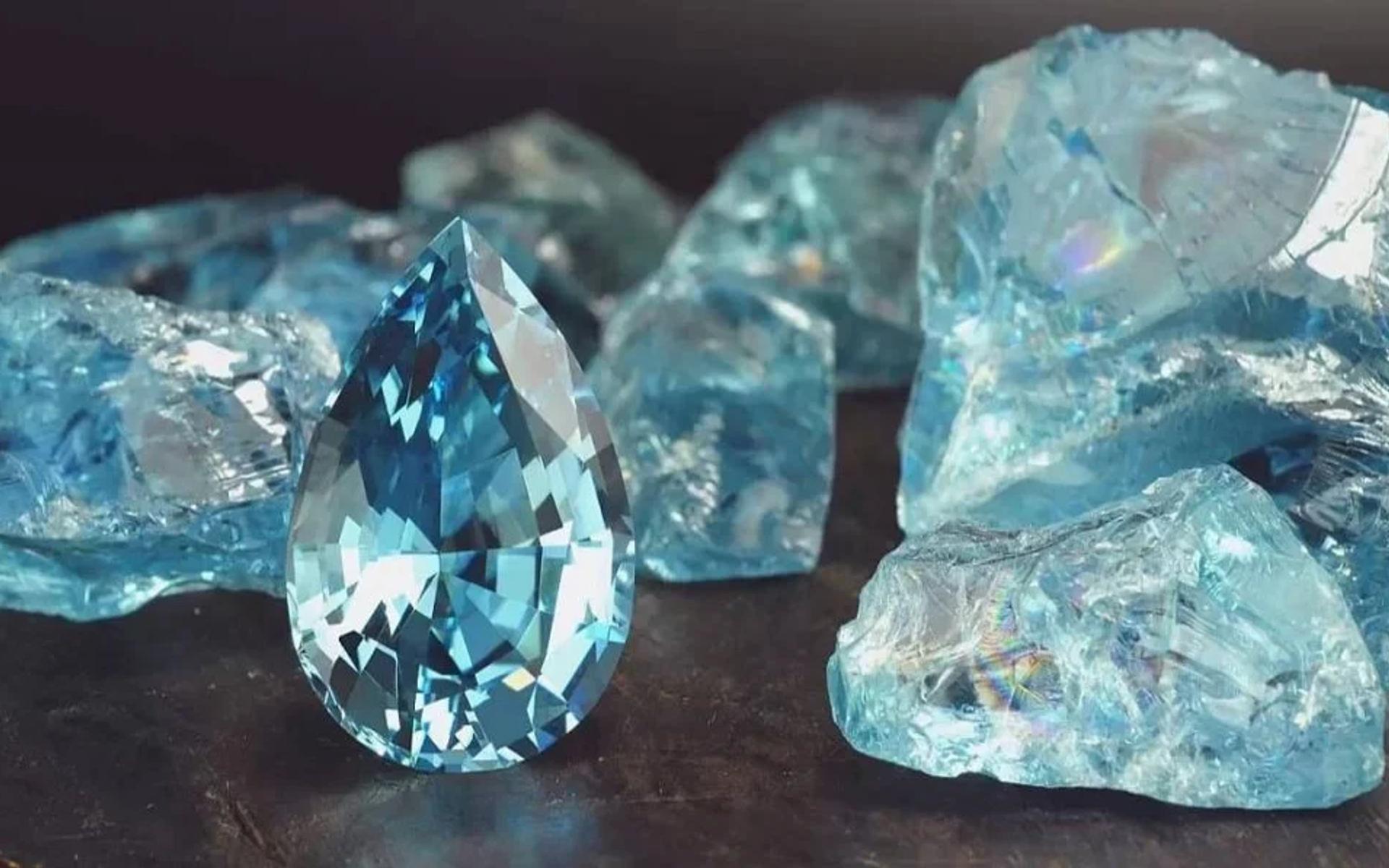 Akuamarin kristal oluşumu