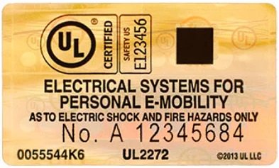 UL2272 Certification
