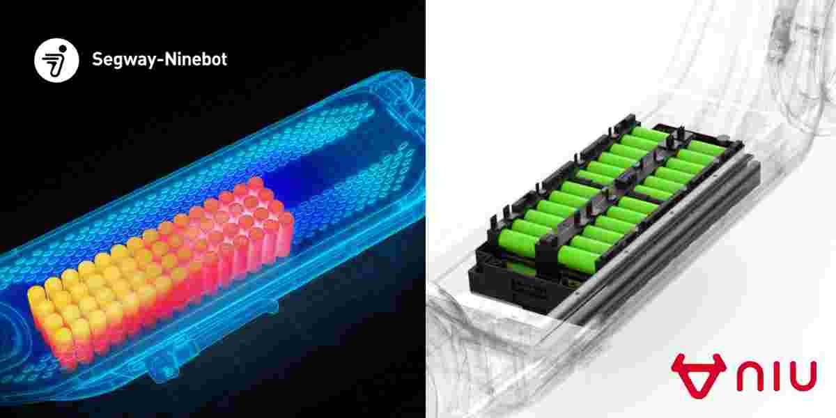 Battery of Segway Ninebot Max G2 vs NIU KQi3 Pro