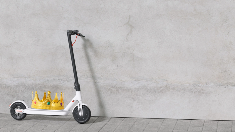 Electric Scooters: Certified 100% Fit For Royalty