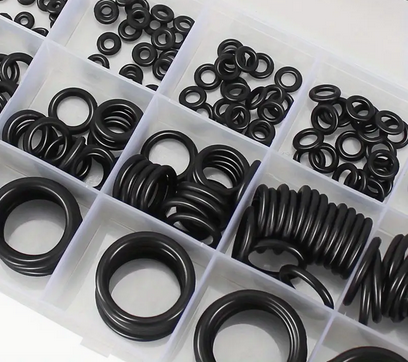 Various sizes of O-rings