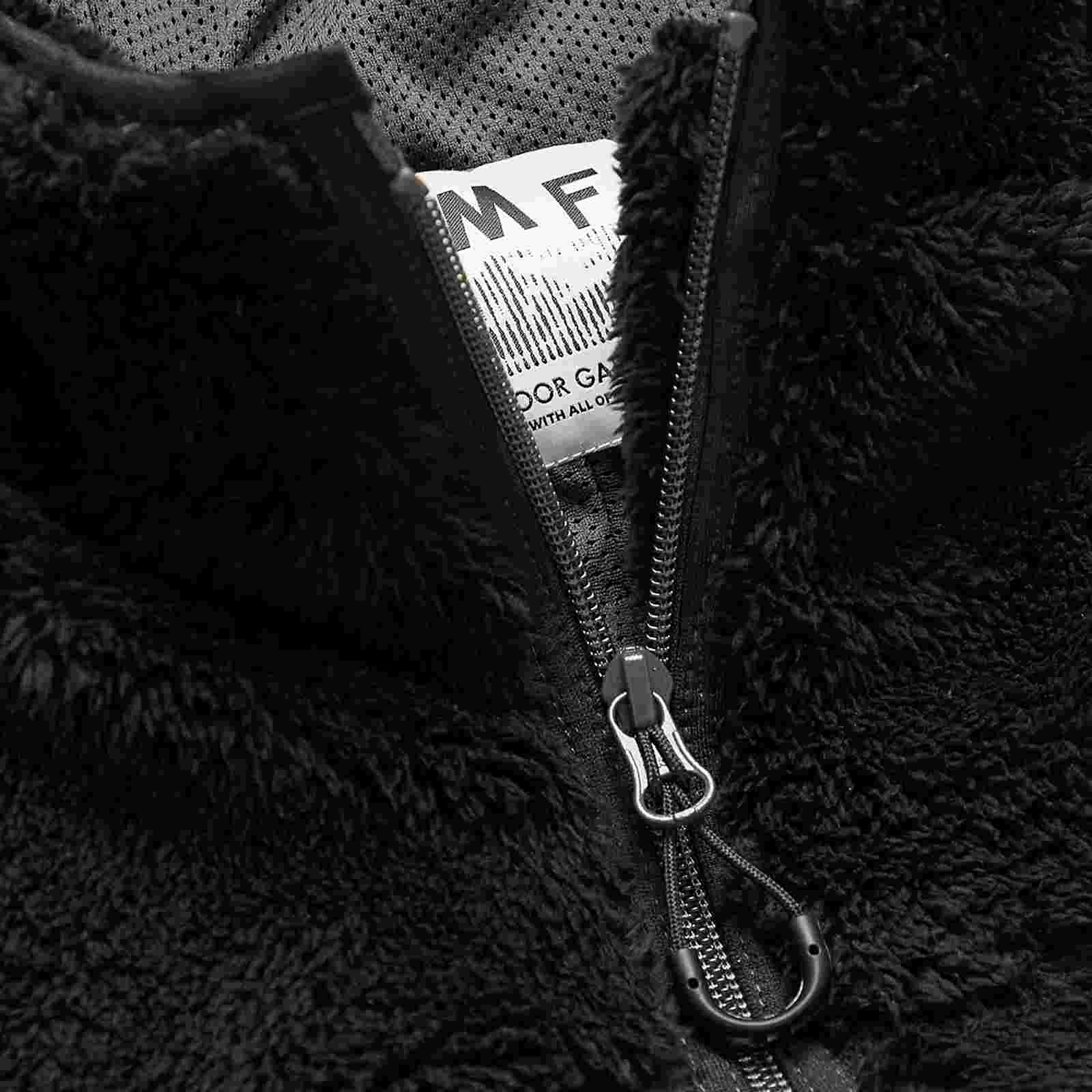 Outdoor Comfy Garment Rabbit Hoodie (Black)