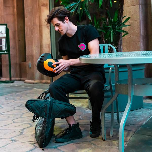 Unagi Helmet with scooter