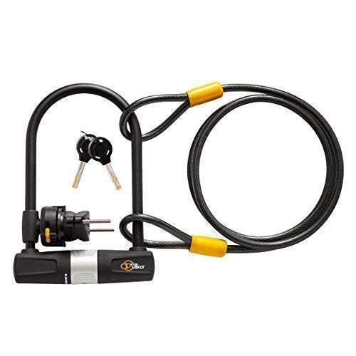 Via Velo cable and U lock