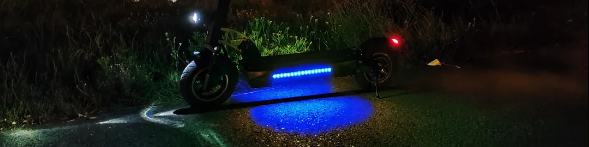 lights of electric scooter
