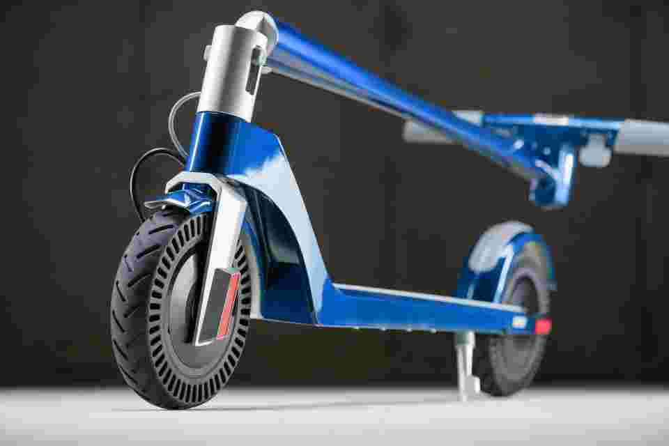 Unagi Blue Electric Scooter Powerful Dual Motor