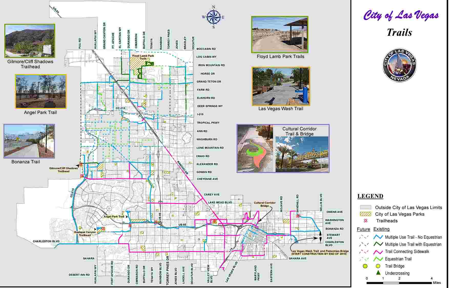 Scenic Routes and Trails for Electric Scooters in Las Vegas