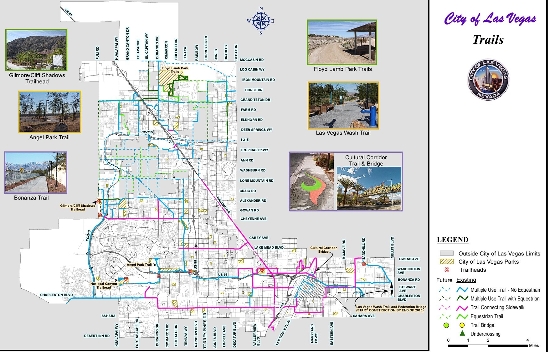 Scenic Routes and Trails for Electric Scooters in Las Vegas