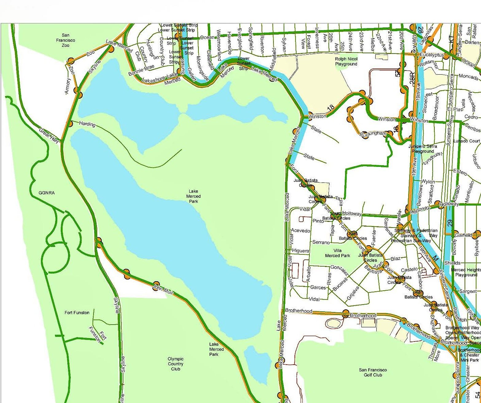 Lake Merced Trail